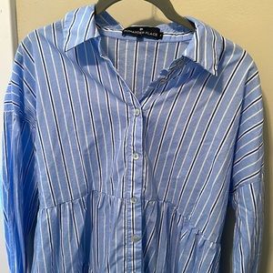 Tuckernuck SHADES OF BLUE STRIPE CARA DRESS 
Shades of Blue Stripe / S